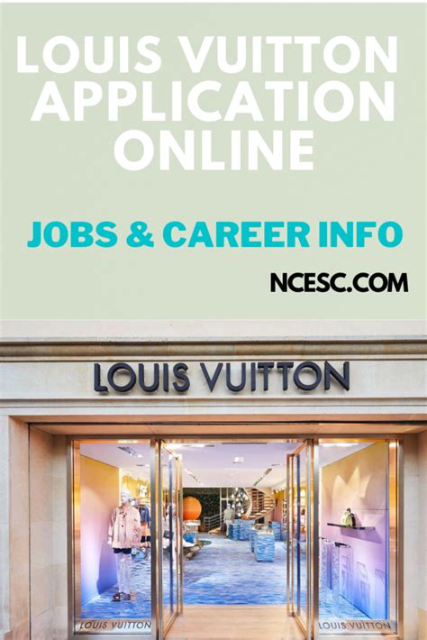 apply at louis vuitton|louis vuitton warehouse jobs.